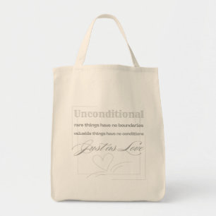 Bolso De Tela Cita de amor incondicional 