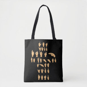 Bolso De Tela Cita de ASL - Que tu fe sea más grande que tu mie