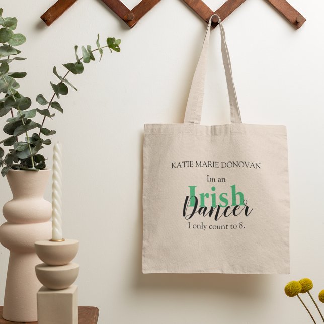 Bolso De Tela Cita de baile irlandesa personalizada (Subido por el creador)