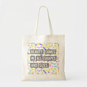 Bolso De Tela Cita de belleza Formas Patrón geométrico pastel