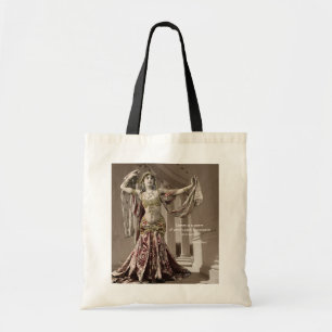 Bolso De Tela Cita de Bellydance del vintage de Mata Hari