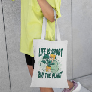 Bolso De Tela Cita de compra de plantas