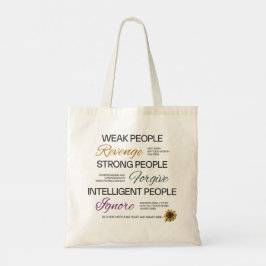 Bolso De Tela Cita de crecimiento minimalista perdonar Einstein