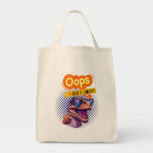 Bolso De Tela cita de dinosaurios