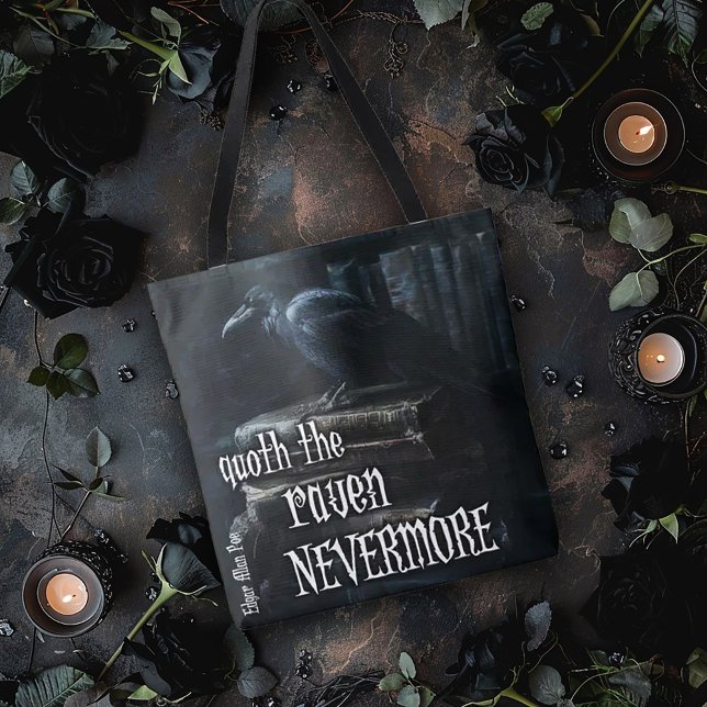 Bolso De Tela Cita de Edgar Allan Poe (Subido por el creador)