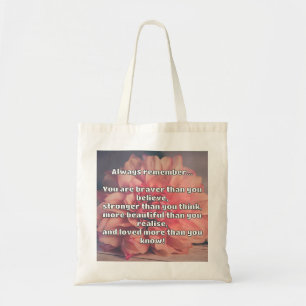 Bolso De Tela Cita de Empath Bravery Positive Animation