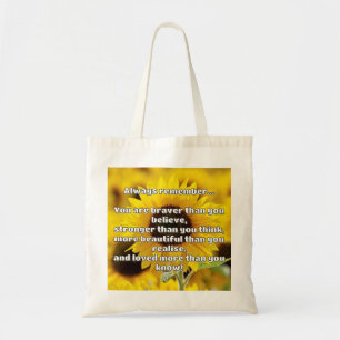 Bolso De Tela Cita de Empath Bravery Positive Animation