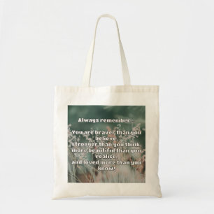 Bolso De Tela Cita de Empath Bravery Positive Animation