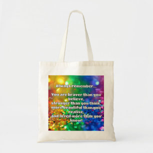 Bolso De Tela Cita de Empath Bravery Positive Animation