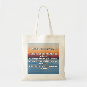 Bolso De Tela Cita de Empath Bravery Positive Animation