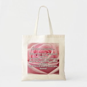 Bolso De Tela Cita de Empath Bravery Positive Animation