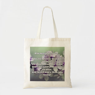 Bolso De Tela Cita de Empath Bravery Positive Animation