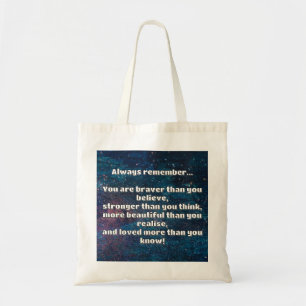 Bolso De Tela Cita de Empath Bravery Positive Animation