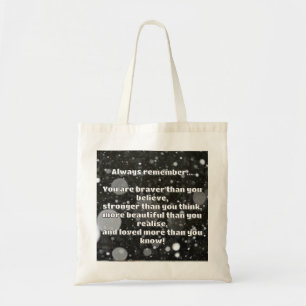 Bolso De Tela Cita de Empath Bravery Positive Animation