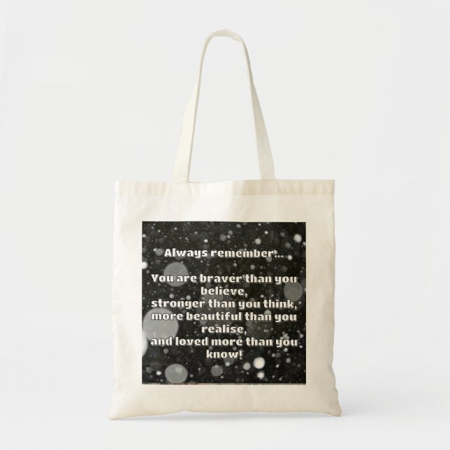 Bolso De Tela Cita de Empath Bravery Positive Animation (Frente)