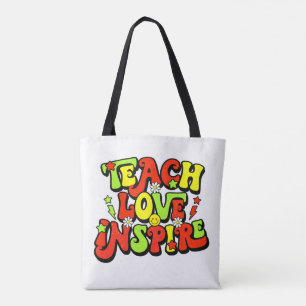 Bolso De Tela Cita de enseñanza inspiradora