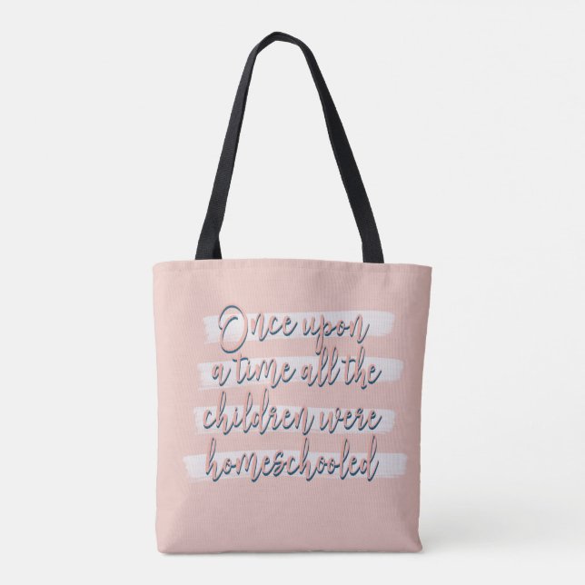 Bolso De Tela Cita de escuela primaria (Reverso)
