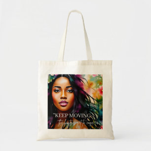Bolso De Tela Cita de estímulo para la mujer de Melanin