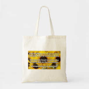 Bolso De Tela Cita de estímulo positivo de Empath Belig