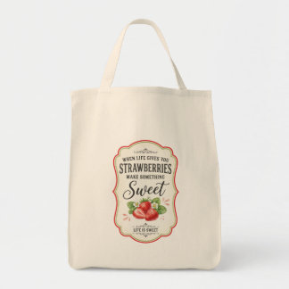 Bolso De Tela Cita de Fruta Vintage
