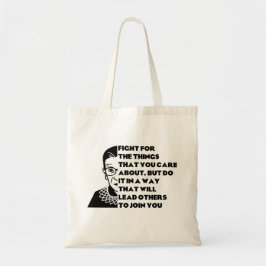 Bolso De Tela Cita de la dirección de RBG