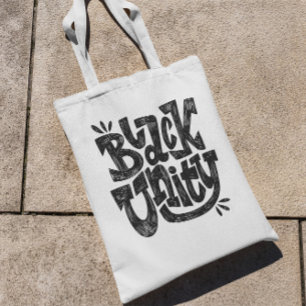 Bolso De Tela Cita de la Unidad Negra