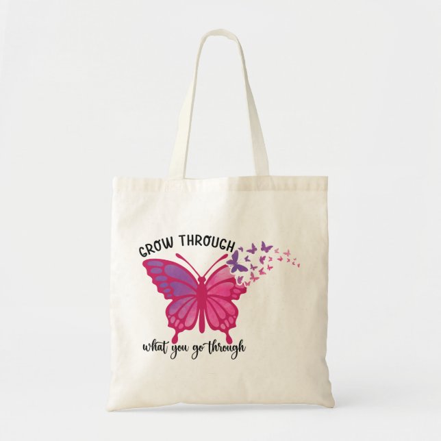 Bolso De Tela Cita de mariposa (Frente)