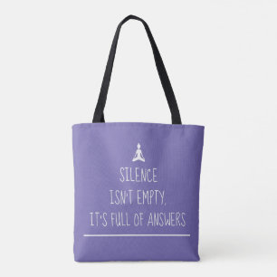 Bolso De Tela Cita de meditación espiritual Zen Yoga