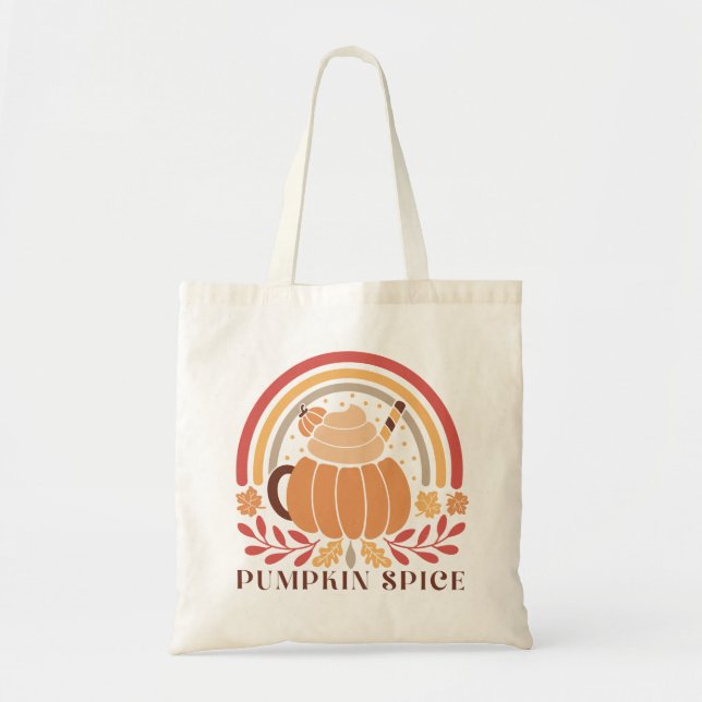 Bolso De Tela Cita de otoño del Boho (Frente)