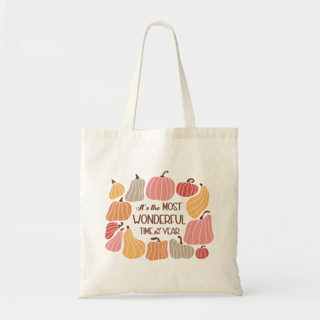 Bolso De Tela Cita de otoño del Boho (Frente)