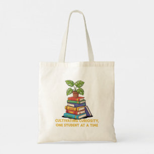 Bolso De Tela Cita de profesor sobre cultivar la curiosidad Li