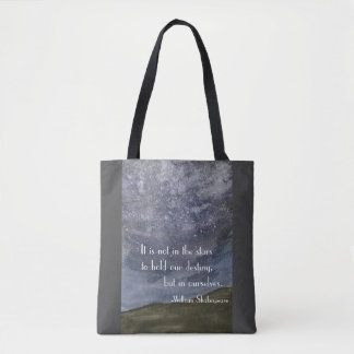 Bolso De Tela Cita de Shakespeare