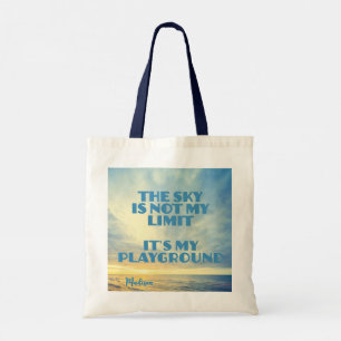 Bolso De Tela Cita de Sky de nombre personalizado