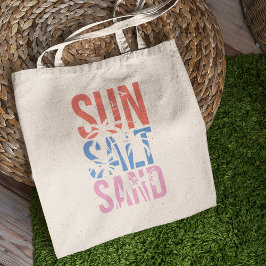 Bolso De Tela Cita de verano de Sun Salt Sand Beach