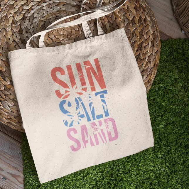 Bolso De Tela Cita de verano de Sun Salt Sand Beach (Subido por el creador)