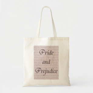 Bolso De Tela Cita del orgullo y del perjuicio