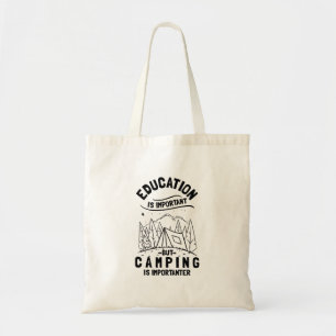 Bolso De Tela Cita divertida de Camping