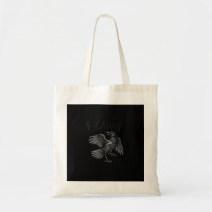 Bolso De Tela Cita divertida de cuervo F-Caw-F
