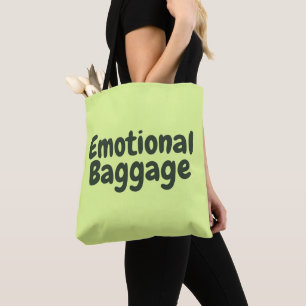 Bolso De Tela Cita Divertida De Equipaje Emocional