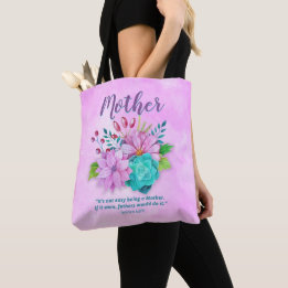 Bolso De Tela Cita divertida de las MADRES
