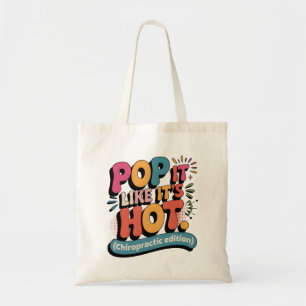 Bolso De Tela Cita divertida de quiropráctica para amantes de la