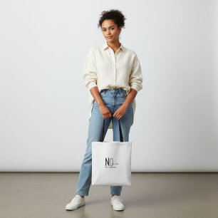 Bolso De Tela Cita divertida de tipografía humorística linda