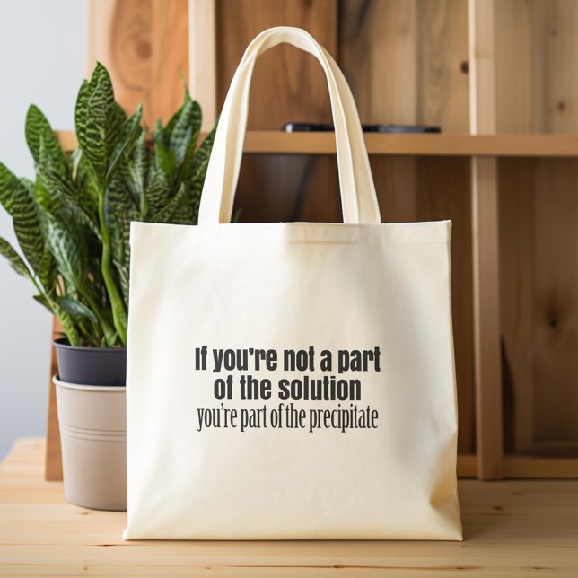 Bolso De Tela Cita divertida de un profesor de química (Custom Tote Bag)