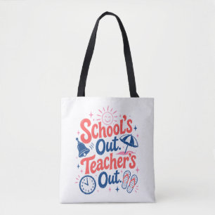 Bolso De Tela Cita divertida de verano para maestros