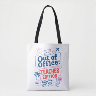 Bolso De Tela Cita divertida de verano para maestros