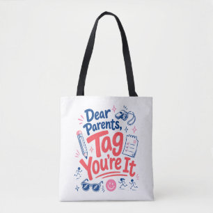 Bolso De Tela Cita divertida de verano para maestros