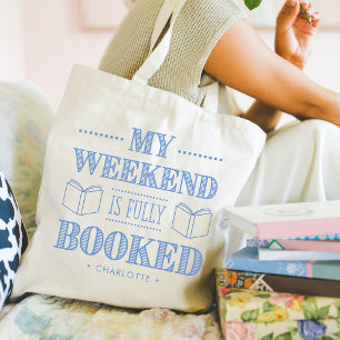 Bolso De Tela Cita Divertida Para Amantes De Los Libros Personal