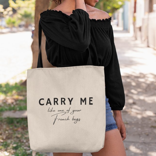 Bolso De Tela Cita divertida para Chicas franceses (Subido por el creador)