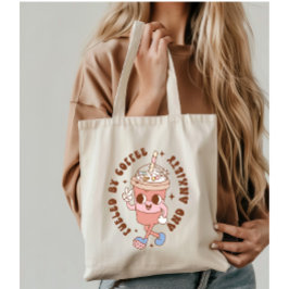 Bolso De Tela Cita divertida retro de salud mental alimentada po