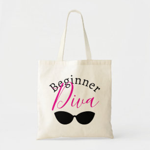 Bolso De Tela Cita divertida y descarada de diva principiante